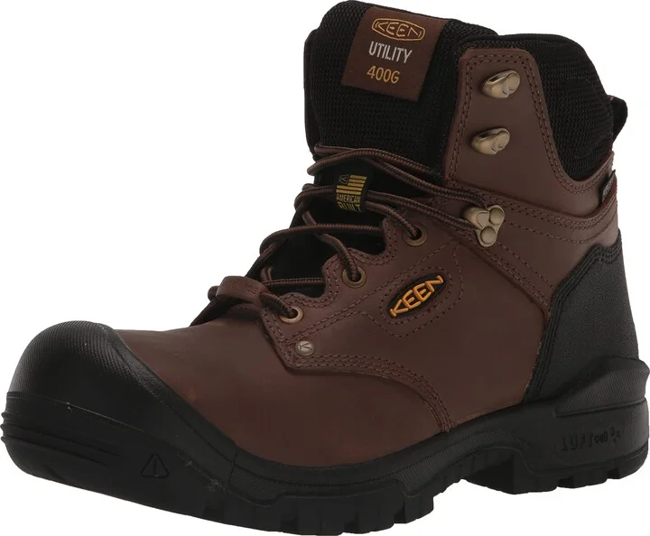KEEN Utility Men's Independence 6” Composite Toe Waterproof 400G Insulated Work Boots