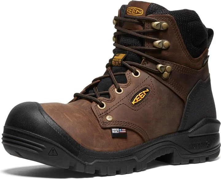 KEEN Utility Men's Independence 6" Leather Waterproof Soft Toe Work Boots