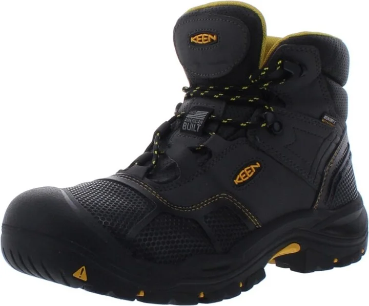 KEEN Utility Men's Logandale Mid Steel Toe Waterproof Work Shoe