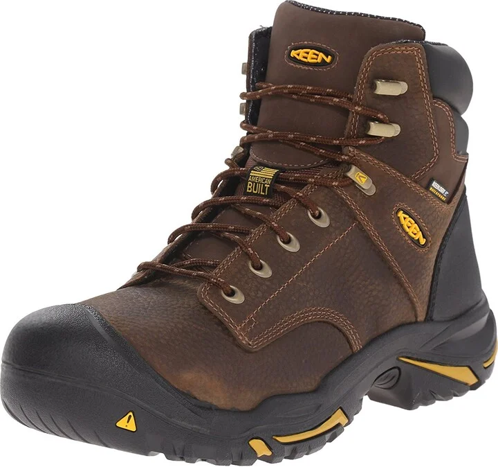 KEEN Utility Men's MT Vernon 6" Soft Toe Waterproof Work Boots