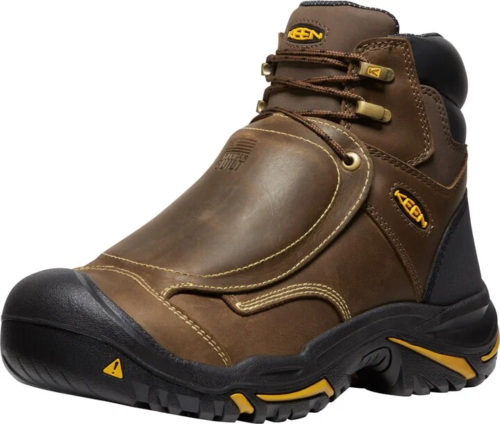 KEEN Utility Men's Mt Vernon 6" Steel Toe Metatarsal Guard Work Shoe