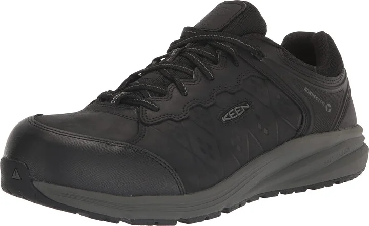KEEN Utility Men's Vista Energy+ Low Composite Toe ESD Leather Industrial Work Shoes