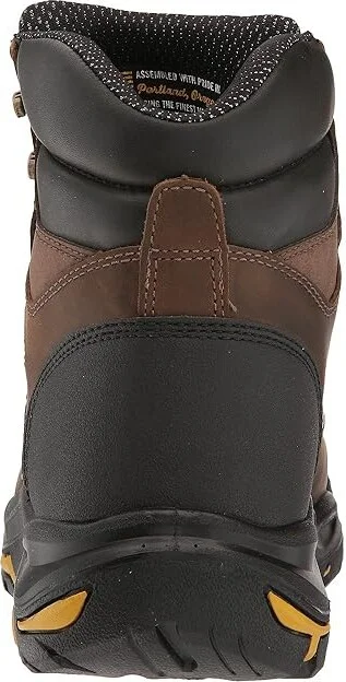 KEEN Utility Mt. Vernon 6 External Met (Steel Toe) Men's Work Pull-on Boots Cascade Brown/Tawney Olive : 9.5 EE - Wide, Suede - Image 5