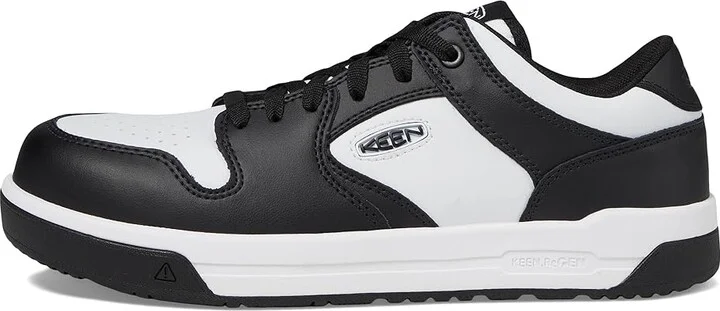 KEEN Utility Overton (Comp Toe) Men's Work Boots Star White/Black : 13 EE - Wide, Leather - Image 6