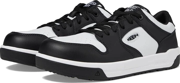 KEEN Utility Overton (Comp Toe) Men's Work Boots Star White/Black : 13 EE - Wide, Leather
