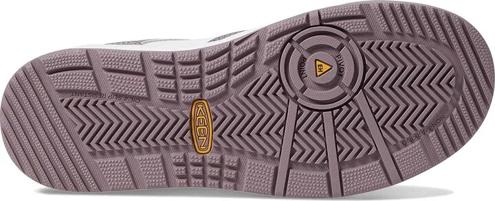 KEEN Utility Overton (Comp Toe) Women's Work Boots Toadstool/Star White : 11 B - Medium, Leather - Image 3