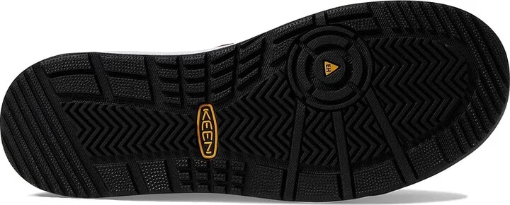 KEEN Utility Overton Mid (Comp Toe) Men's Work Boots Steel Grey/Black : 7 D - Medium, Textile - Image 3