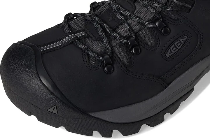 KEEN Utility Pittsburgh Energy 6 Waterproof (Comp Toe) Men's Shoes Black/Forged Iron : 15 D - Medium, Leather - Image 2