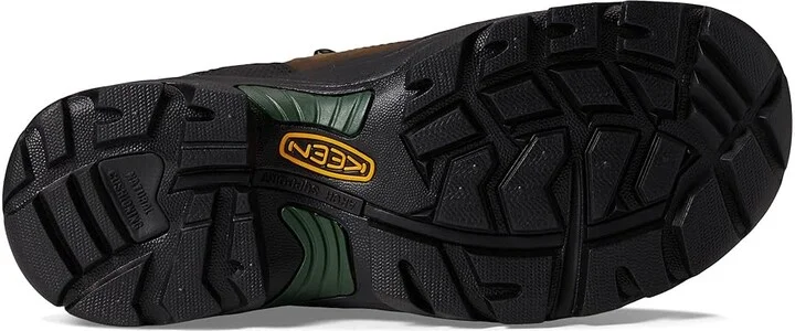 KEEN Utility Pittsburgh Energy 6 Waterproof (Comp Toe) Men's Shoes Cascade Brown/Greener Pastures : 9.5 EE - Wide, Leather - Image 3