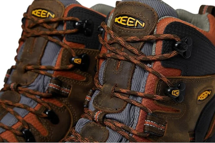 KEEN Utility Pittsburgh Soft Toe Men's Work Boots Cascade Brown/Bombay Brown : 15 D - Medium, Suede - Image 8