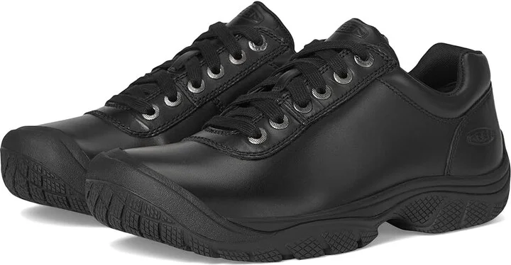 KEEN Utility PTC Dress Oxford (Soft Toe) Men's Industrial Shoes Black : 7 D - Medium, Leather