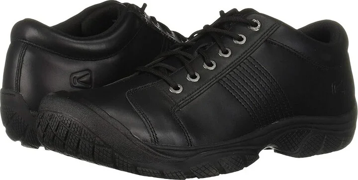 KEEN Utility PTC Oxford (Soft Toe) Men's Industrial Shoes Black : 7 D - Medium, Leather