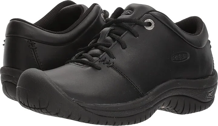 KEEN Utility PTC Oxford (Soft Toe) Women's Industrial Shoes Black : 5 B - Medium, Leather