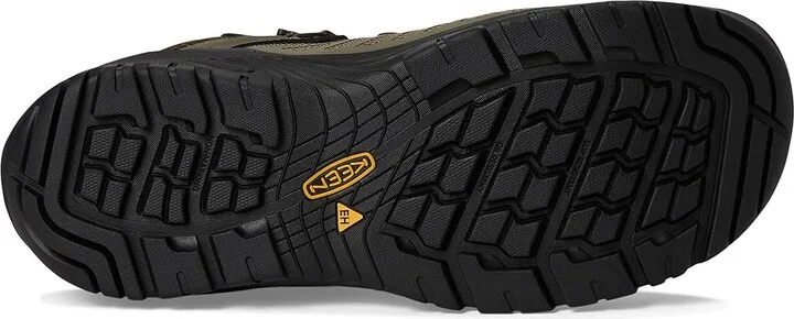 KEEN Utility Reno KBF Mid Waterproof (Comp Toe) Men's Shoes Dark Olive/Black : 9.5 EE - Wide, Leather/Synthetic - Image 3