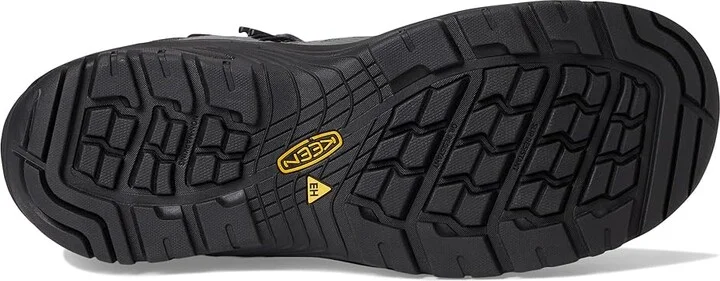KEEN Utility Reno KBF Mid Waterproof (Comp Toe) Men's Shoes Magnet/Black : 9.5 EE - Wide, Leather/Synthetic - Image 3