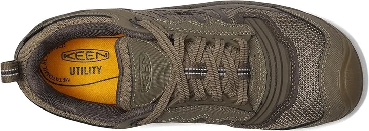 KEEN Utility Reno KBF Waterproof (Comp Toe) Men's Shoes Brindle/Morel : 9.5 EE - Wide, Leather - Image 2