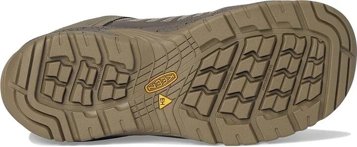 KEEN Utility Reno KBF Waterproof (Comp Toe) Men's Shoes Brindle/Morel : 9.5 EE - Wide, Leather - Image 3