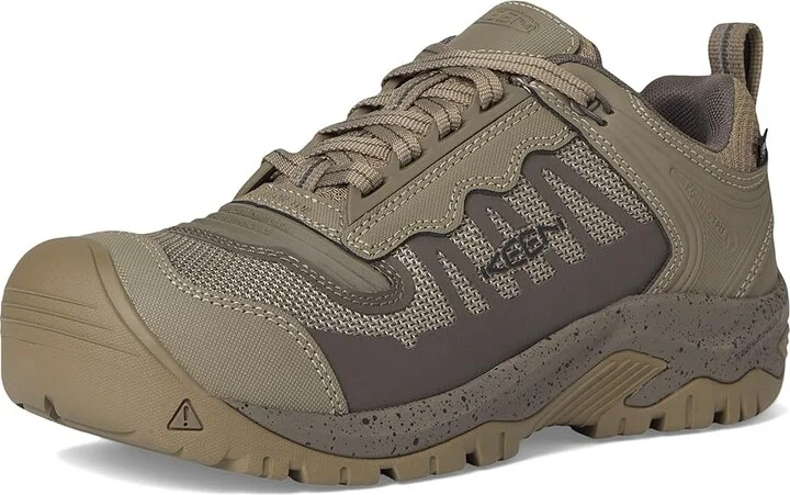 KEEN Utility Reno KBF Waterproof (Comp Toe) Men's Shoes Brindle/Morel : 9.5 EE - Wide, Leather - Image 5