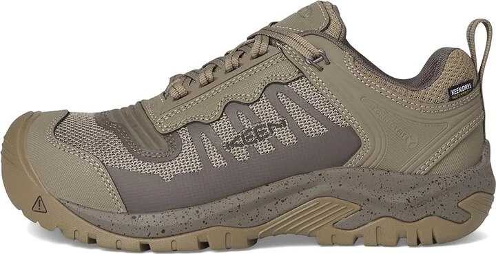 KEEN Utility Reno KBF Waterproof (Comp Toe) Men's Shoes Brindle/Morel : 9.5 EE - Wide, Leather - Image 6