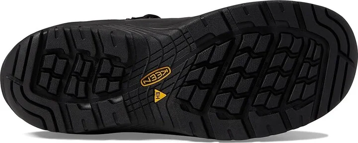 KEEN Utility Reno Mid KBF WP Soft Toe Men's Shoes Black/Black : 9.5 D - Medium, Leather - Image 3