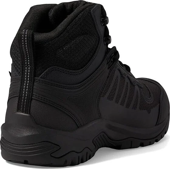 KEEN Utility Reno Mid KBF WP Soft Toe Men's Shoes Black/Black : 9.5 D - Medium, Leather - Image 4