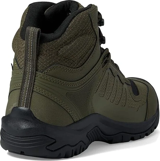 KEEN Utility Reno Mid KBF WP Soft Toe Men's Shoes Dark Olive/Black : 15 D - Medium, Leather - Image 4