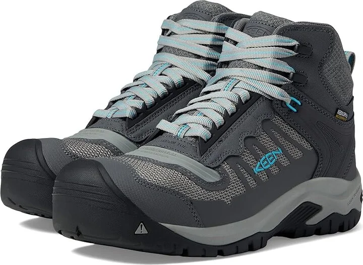 KEEN Utility Reno Mid KBF WP Women's Shoes Magnet/Ipanema : 9.5 D - Wide, Leather/Synthetic