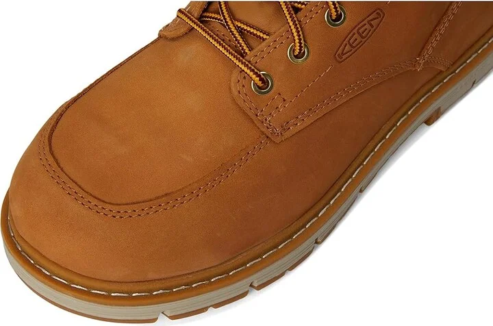 KEEN Utility San Jose 6 Alloy Toe Waterproof 90 Degree Heel Men's Work Boots Bistre/Gum : 12 D - Medium, Leather - Image 2
