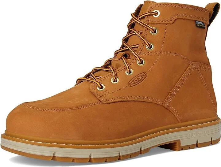 KEEN Utility San Jose 6 Alloy Toe Waterproof 90 Degree Heel Men's Work Boots Bistre/Gum : 12 D - Medium, Leather - Image 5