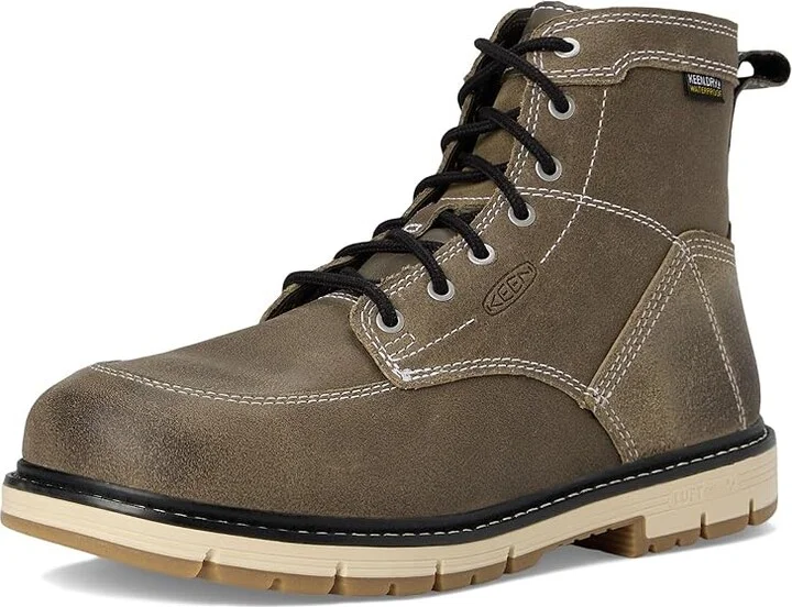 KEEN Utility San Jose 6 (Alloy Toe) Women's Work Boots Steel Grey/Gum : 8 B - Medium - Image 5