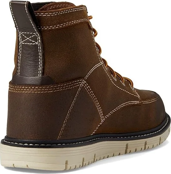 KEEN Utility San Jose 6 (Soft Toe) Men's Work Boots Coffee Bean/Star White : 7.5 D - Medium, Leather - Image 4