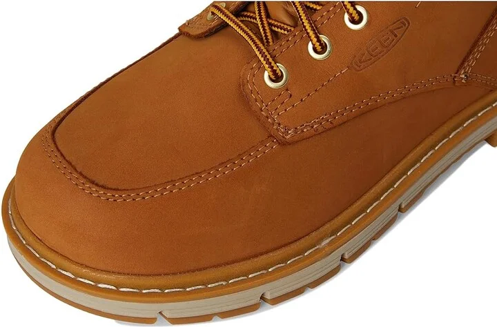 KEEN Utility San Jose 6 Soft Toe Waterproof 90 Degree Heel Men's Work Boots Bistre/Gum : 11.5 EE - Wide, Leather - Image 2