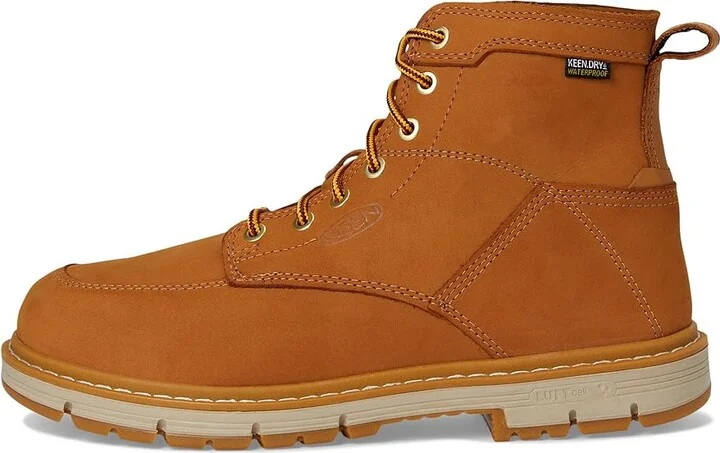 KEEN Utility San Jose 6 Soft Toe Waterproof 90 Degree Heel Men's Work Boots Bistre/Gum : 11.5 EE - Wide, Leather - Image 6
