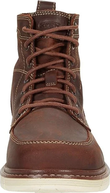 KEEN Utility San Jose 6 Soft Toe Women's Shoes Gingerbread/Gum : 9.5 D - Wide, Leather - Image 5