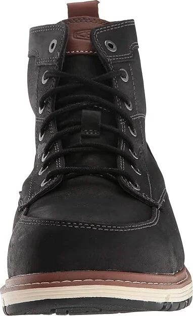 KEEN Utility San Jose Aluminum Toe Men's Work Boots Black/Carmel Cafe : 15 D - Medium, Leather - Image 6