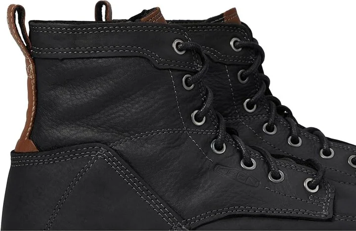 KEEN Utility San Jose Aluminum Toe Men's Work Boots Black/Carmel Cafe : 15 D - Medium, Leather - Image 8