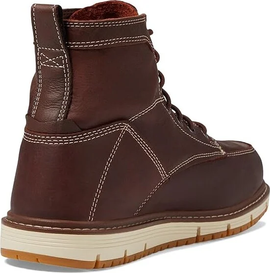 KEEN Utility San Jose Aluminum Toe Men's Work Boots Gingerbread/Off-White : 9.5 EE - Wide, Leather - Image 5