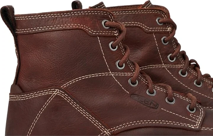 KEEN Utility San Jose Aluminum Toe Men's Work Boots Gingerbread/Off-White : 9.5 EE - Wide, Leather - Image 8