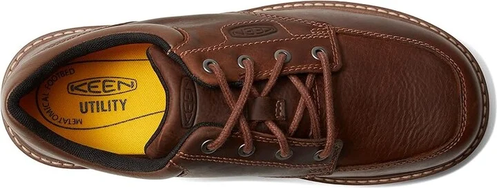 KEEN Utility San Jose Oxford Soft Toe Men's Shoes Gingerbread/Off-White : 9 D - Medium, Leather - Image 2
