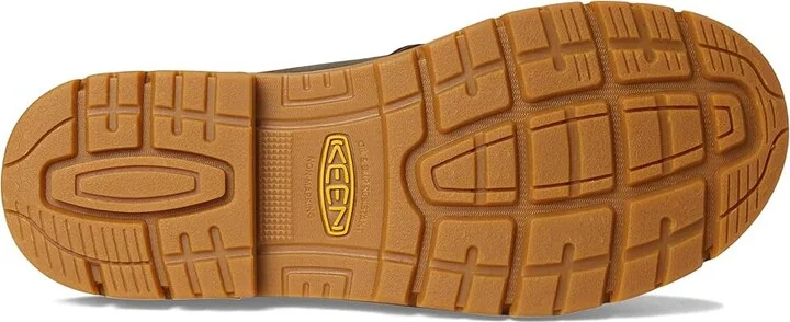 KEEN Utility San Jose Pull-On Boot (Aluminum Toe) Men's Work Boots Cascade Brown/Gum : 10 EE - Wide, Leather - Image 3