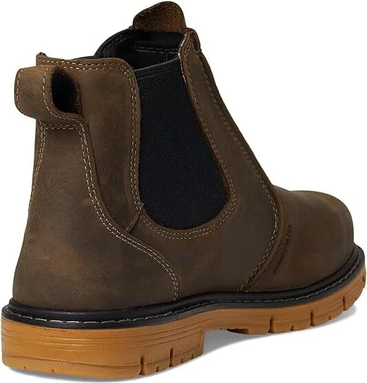 KEEN Utility San Jose Pull-On Boot (Aluminum Toe) Men's Work Boots Cascade Brown/Gum : 10 EE - Wide, Leather - Image 4