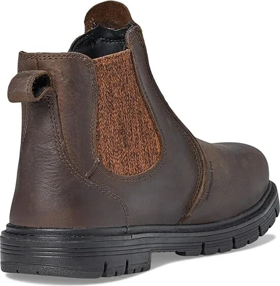 KEEN Utility San Jose Pull-On Boot (Aluminum Toe) Women's Work Boots Cascade Brown/Black : 10 D - Wide, Leather - Image 4
