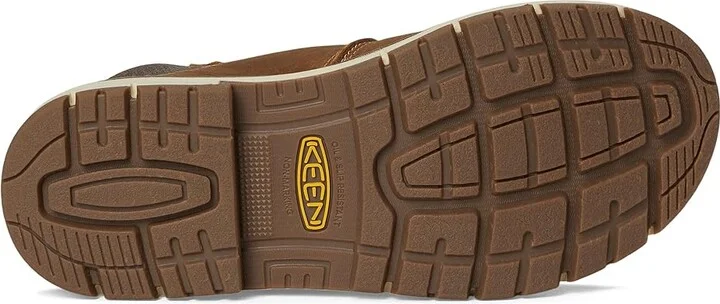 KEEN Utility San Jose Pull-On Boot (Soft Toe) Women's Work Boots Belgian/Gum : 9 D - Wide, Leather - Image 3