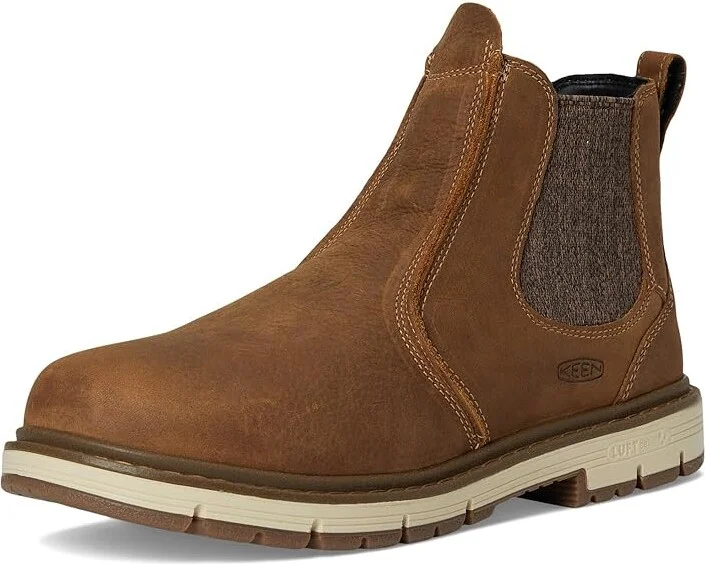 KEEN Utility San Jose Pull-On Boot (Soft Toe) Women's Work Boots Belgian/Gum : 9 D - Wide, Leather - Image 5