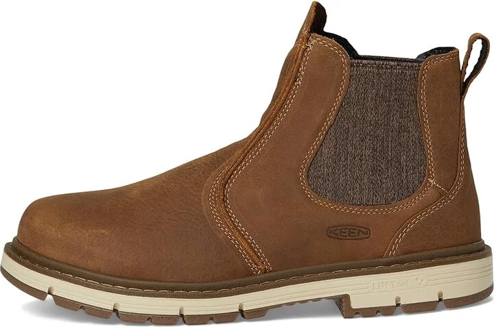 KEEN Utility San Jose Pull-On Boot (Soft Toe) Women's Work Boots Belgian/Gum : 9 D - Wide, Leather - Image 6