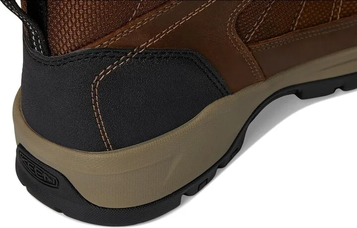 KEEN Utility Skokie Waterproof Work Boot (Carbon Toe) Men's Shoes Dark Earth/Black : 10 D - Medium, Leather - Image 7