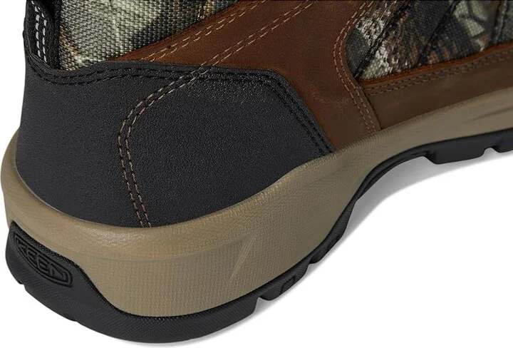 KEEN Utility Skokie Waterproof Work Boot (Soft Toe) Men's Shoes Camo/Black : 8.5 D - Medium, Leather - Image 7