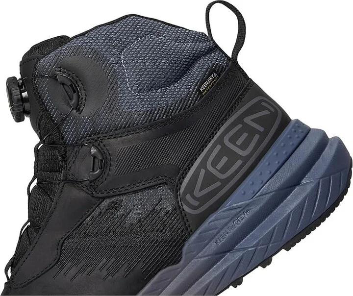 KEEN Utility Snapline RF Waterproof Boot (Carbon-Fiber Toe) Men's Work Boots Vintage Indigo/Black : 7 EE - Wide, Leather/Textile - Image 7