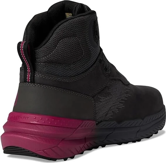 KEEN Utility Snapline RF Waterproof Boot (Carbon-Fiber Toe) Women's Work Boots Magnet/Black : 6.5 D - Wide, Leather/Synthetic - Image 4