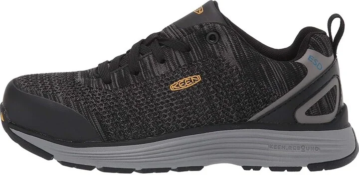 KEEN Utility Sparta Aluminum Toe ESD Women's Work Boots Black/Grey Flannel : 9.5 B - Medium, Synthetic/Textile - Image 7